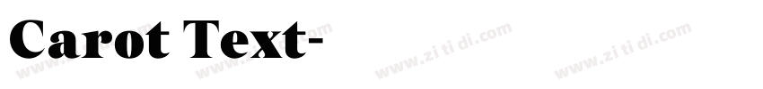 Carot Text字体转换 Carot Text字体转换